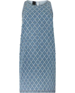 Pinko Amorino Short Dress - Blue