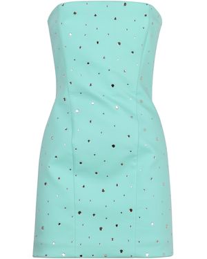 GIUSEPPE DI MORABITO Cotton Mini Dress - Blue