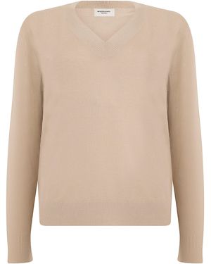 Weekend by Maxmara Maglione con scollo a V - Neutro