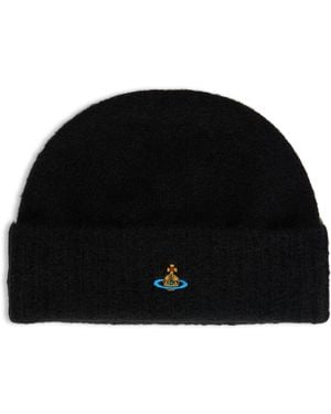 Vivienne Westwood Knitted Hat - Black
