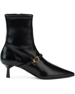 Prada Stivaletti in nappa stretch - Nero