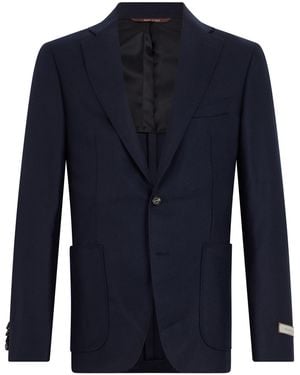 Canali Single Breasted Jacket - Blue