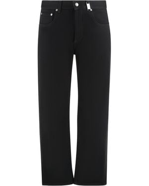McQueen 5-Pocket Straight-Leg Jeans - Black