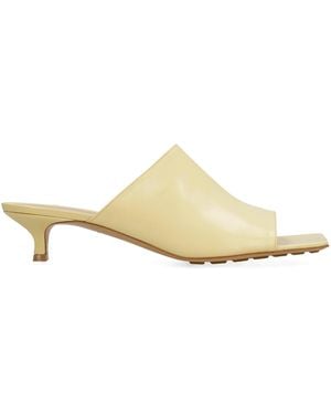 Bottega Veneta Mules Stretch in pelle - Giallo