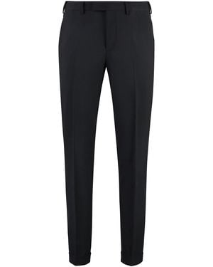 PT01 Virgin Wool Tailored Pants - Blue