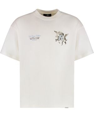 Represent T-Shirt Crew Neck Legacy Cherubs - White