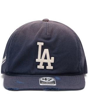 Represent Cappellino in cotone con ricamo - Blu