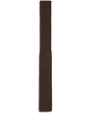 BOSS Linen Tie - Brown