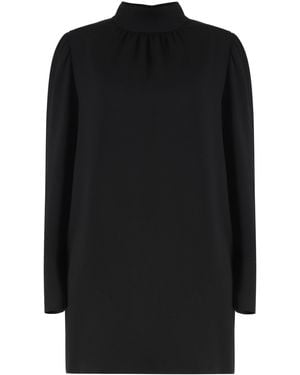 Max Mara Embassy Crepe Dress - Black