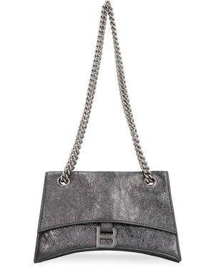 Balenciaga Borsa a spalla Crush - Grigio