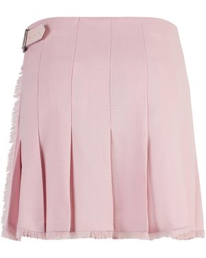 Burberry Wrap Skirt - Pink