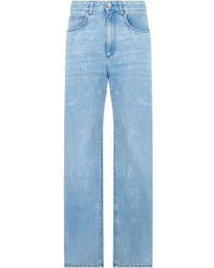 Rabanne Jeans dritti in cotone - Blu