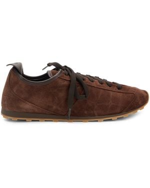 Jacquemus Sneakers Les Tennis in suede - Marrone