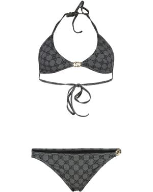 Gucci Triangle Bra Bikini - White