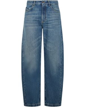 The Attico Baggy Jeans - Blue