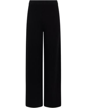 Max Mara Pantaloni ampi elasticizzati - Nero