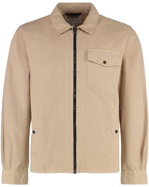 Woolrich Gabardine Overshirt - Natural