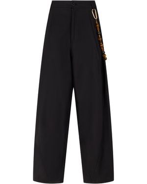 DARKPARK Loose Cotton Pants - Black