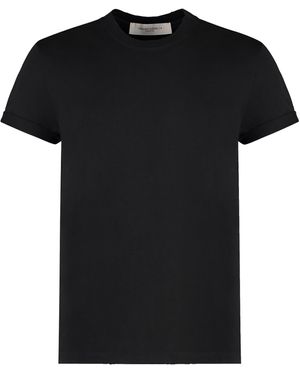 Golden Goose Cotton Crew-Neck T-Shirt - Black