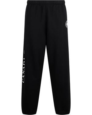 Canada Goose Sweatpants Cotton Track Pants - Black