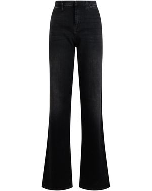 Gucci Denim Cotton Palazzo Jeans - Black