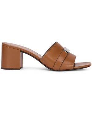 Tory Burch Heeled Sandal Leelee Calfskin - Brown