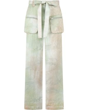 LES FILLES D'EVA Straight Leg Pants - White
