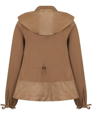 Moncler Hooded Jacket Adenium - Brown