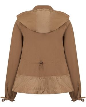 Moncler Hooded Jacket Adenium - Brown