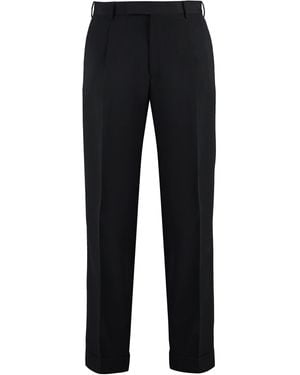 PT01 Virgin Wool Trousers - Black