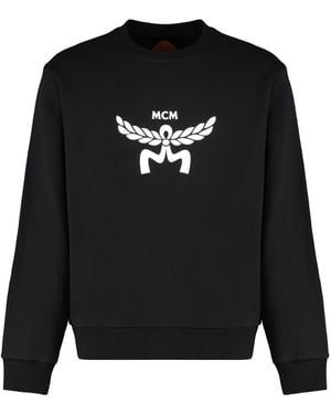 MCM Felpa girocollo in cotone - Nero