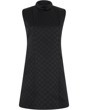 Gucci Long Dress To The Knee - Black