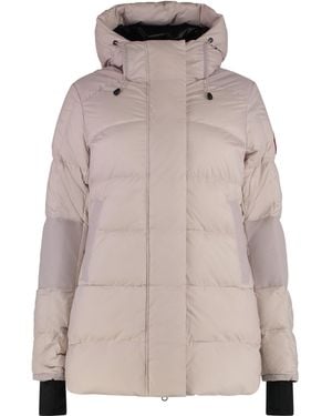 Canada Goose Piumino corto Alliston con cappuccio - Rosa