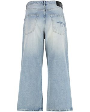 R13 D Arcy Wide-Leg Jeans - Blue