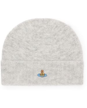 Vivienne Westwood Knitted Hat - Grey