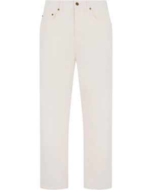 Golden Goose Straight Jeans - White