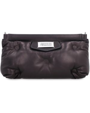 Maison Margiela Borsa Glam Slam in pelle matelassé - Grigio