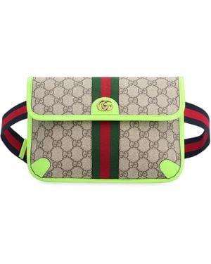 Gucci Marsupio Ophidia in tessuto GG Supreme - Verde