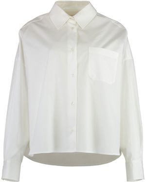 Weekend by Maxmara Aureo Cotton Poplin Shirt - White