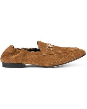 Gucci Jordaan Moccasin - Brown