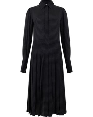 Fendi Silk Jacquard Dress - Black