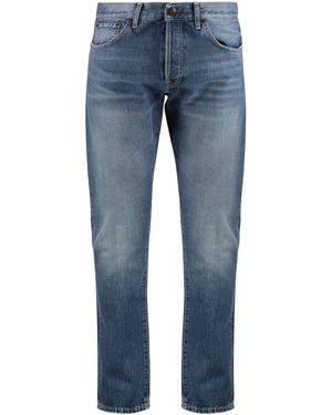 PT01 Jeans straight leg a 5 tasche - Blu