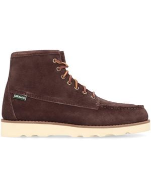 Sebago Stivaletto Tala Mid Suede - Brown