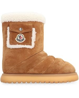 Moncler Gaia Pocket Mid Ankle Boots - Brown