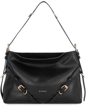 Givenchy Borsa a spalla Voyou media in pelle - Nero
