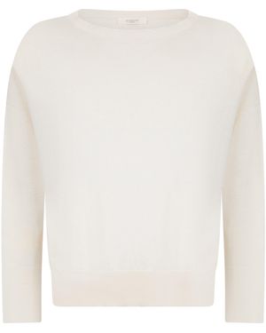 Slowear Crew Neck Jumper - White
