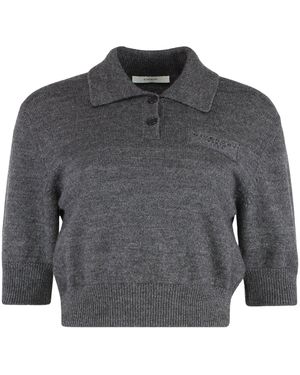 Givenchy Polo in lana - Grigio