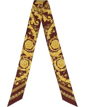 Versace Twill Silk Lavallière - Black