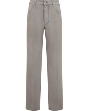 Givenchy Jeans dritti in denim di cotone - Grigio