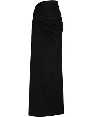 ANDREADAMO Draped Skirt - Black